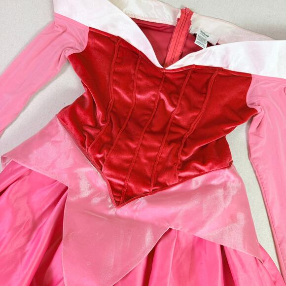 Disney Dresses & Skirts - Disney Sleeping Beauty Princess Aurora Dress Adult Costume Medium Pink Cosplay